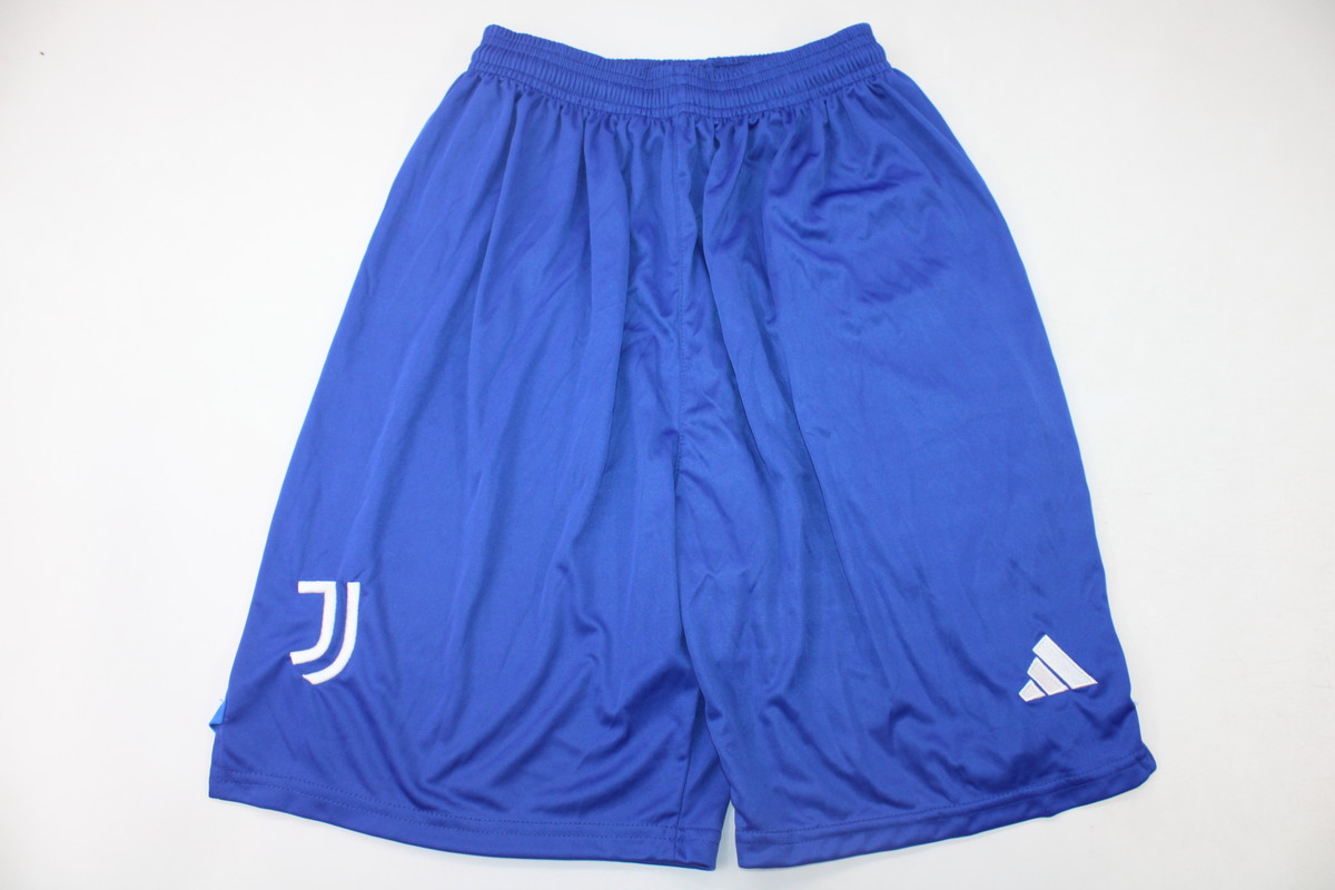 AAA Quality Juventus 23/24 GK Blue Soccer Shorts